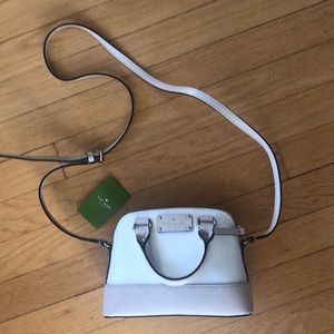 Kate Spade Mini-Rachelle Cream/Pebble Crossbody